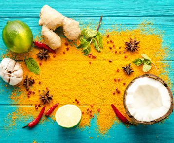 Thai food background